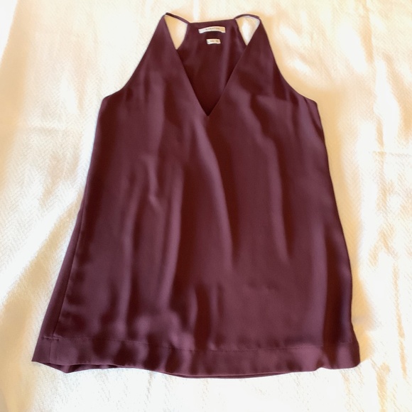 Babaton Morris Blouse/Tank, XXS, Deep Burgundy - Picture 1 of 9